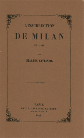 L'Insurrection de Milan en 1848.